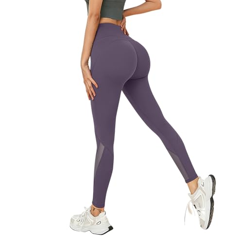Pantalon yoga mesh femme respirant et legging sport long mode pour entraînement