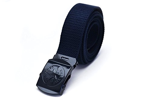 [コンバース] ベルト GIベルト(ガチャベルト) ロングサイズ(130cm) まで対応 cv1520 (E) ネイビー - CONVERSE(コンバース) - 商品画像