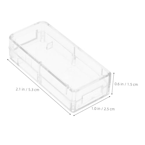 Caja transparente para disco duro externo para tester de fuente de poder STOBAZA miniatura 2