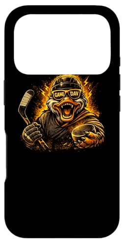 Funny Hockey Duck Game Day Vintage Shirt Fans �X�}�z�P�[�X iPhone 17 Pro �p