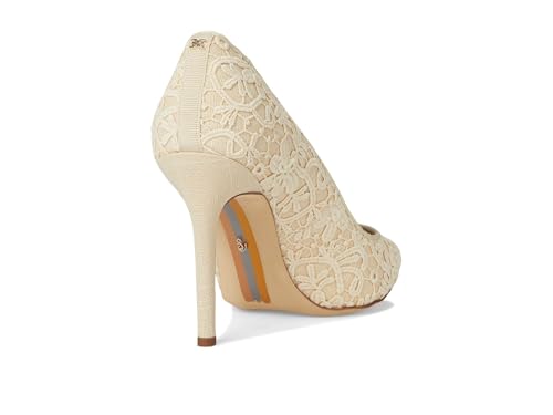 Image of Sam Edelman Women's Hazel Pump Ivory /Natural Lace 8 Medium