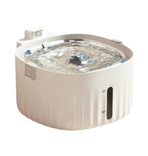 70.4oz/2L Cat Water Fountain Battery Operated,Stainless Steel Tray Wireless Pet Fountain,Quiet Pump Automatic Dog Water Dispenser for Drinking - image 8