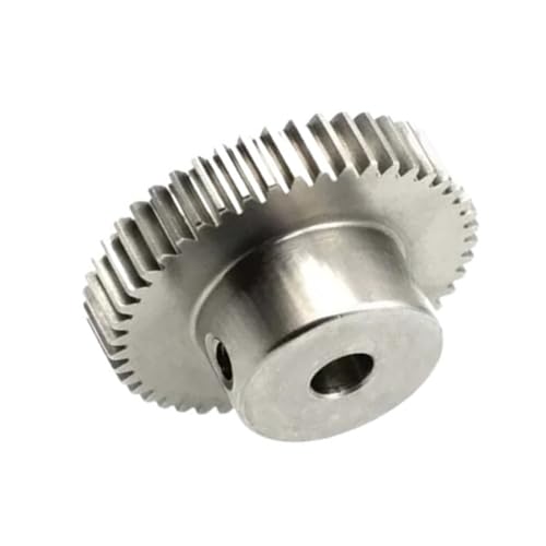 Cylindrical Drive 1pcs 0.7 Module Spur Gear with Step 22T Straight Teeth Gear 0.7M 22 Teeth Aluminium Gear 3mm 3.17mm 5mm 6.35mm 8mm Bore Rack Machinery(6mm)