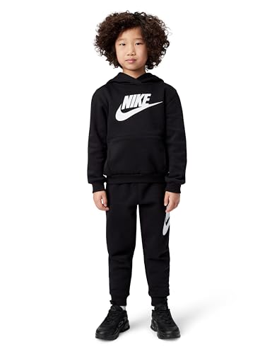 Nike Mixte Enfant Club Fleece Blender, Noir/blanc, 5-6 Ans EU