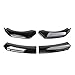 Car Front Bumper Lip Spoiler Lower Splitter Compaitble for Jaguar F-Type Auto Diffuser Trim Scratch Protector Body Kit Car Accessories(Gloss Black)