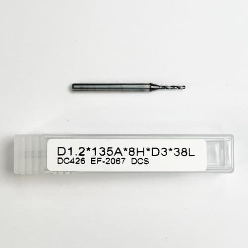 HUAZHICHUN D1.2 * 135A*8H*D3*38L Diameter1.2/Angle135/Edge length8/Handle length3/Overall length38