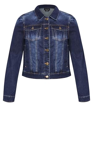 City Chic Women's JKT Kira Denim4