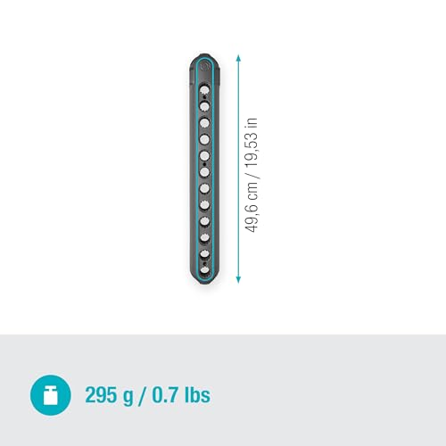 Gardena combisystem-Geräteleiste Flex: Ordnungssystem für Haus- und Gartengeräte, inkl. Einzelsteckern, aus recyceltem Material, erweiterbar, individuell bestückbar (3505-20) – Bild 4