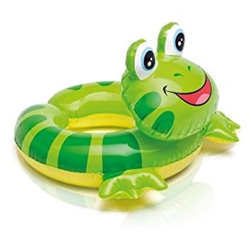 Image of Glan Swimming Ring Adult /Kids Inflatable Pool Float Tube Circle Water Toys Air Mattress Pool Swim Tube (Multi Color) (Animal Swimming Ring 3)