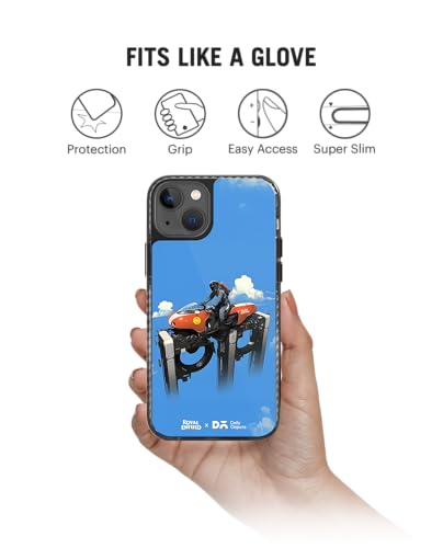 Image of DailyObjects Sky Rover Stride 2.0 Magnetic Case Cover Compatible with iPhone 15 | Wireless Charging Slim Back Cover | 2 Layer Edge Protection & Shockproof