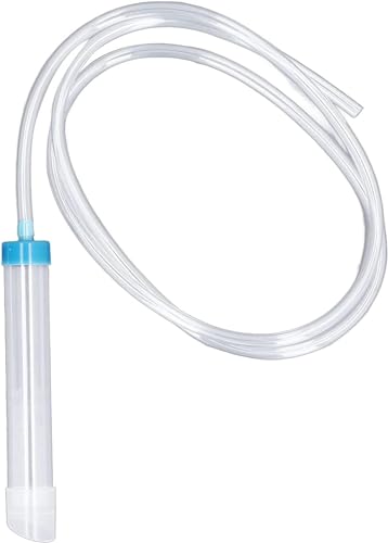 Fish Tank Cleaner and Aquarium Water Changer Siphon with a Thinner Water Tubing，Gravel Vacuum for Aquarium Kit，Perfect for Cleaning Small Fish Tank (Shaking Type)