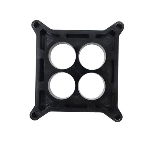 1" Tall Ported Phenolic Carburetor Spacer 4 Hole Compatible for SB 4150/4160 4bbl. SBC BBC Carb by LPFIDI - Used condition - Image 4