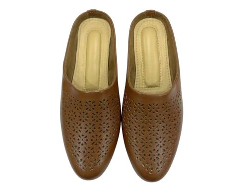 Punjabi Mojaris Mens Shoes Cream Wedding for Groom,Traditional Indian Footwear Ethnic Peshawari Slippers2