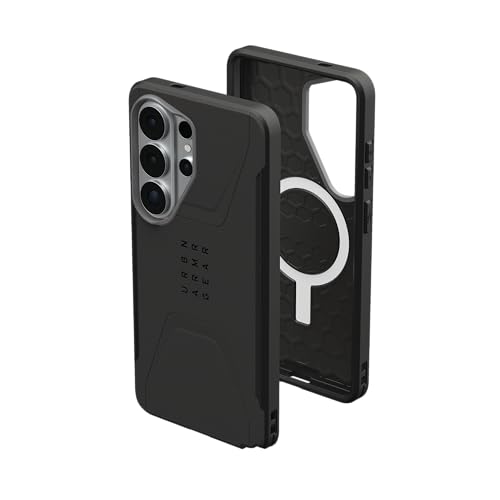 Image of Urban Armor Gear UAG Designed for Galaxy S26 Ultra 5G Case, Civilian - Compatible with Magnetic Charging Anti-Slip Rugged Military Drop Tested Protective Cover - Black