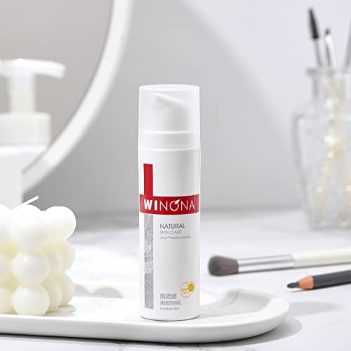 Winona Sunscreen For Sensitive Skin,Broad Spectrum Spf 48+++ Face Sunscreen Lotion, Lightweight And Gentle,Daily Facial Moisturizing Sunscreen,50G/1.76Oz White #TOP6