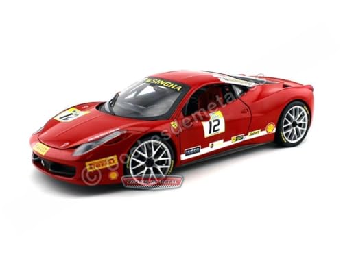 Hotwheels Heritage 1:18 Collection Ferrari 458 Challenge Die Cast Model (Red)