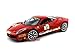Hot wheels BCT89 Ferrari 458 Challenge Red #12 1/18 Diecast Car Model by Hotwheels