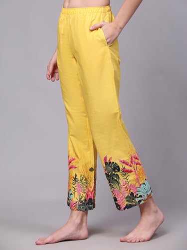Image of B STORIES Women's Cotton Pyjama Set | Comfort and Relexed Nightsuit for Ladies