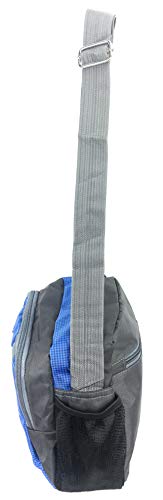 Unisex Excursion Organizer Shoulder Bag Day Pack (Blue)3