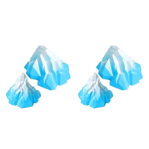 Image of Ipetboom Aquarium Floeberg Fish Tank Decoration Ice Mountains Landscape Decor Aquarium Ornament for Turtle Tanks Lifelike Landscape Decor for Fish Tank Home Display