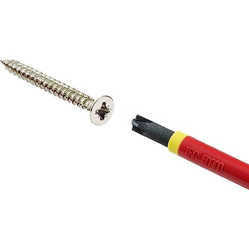 TOOLCRAFT SL/PZ2 VDE Plus/Minus Screwdriver Size (Screwdriver) SL/PZ 2 Blade Length: 100 mm, Multi-coloured - Image 3