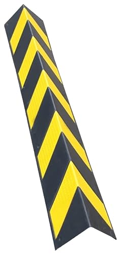 Protection de stationnement en caoutchouc en L pour angle de garage