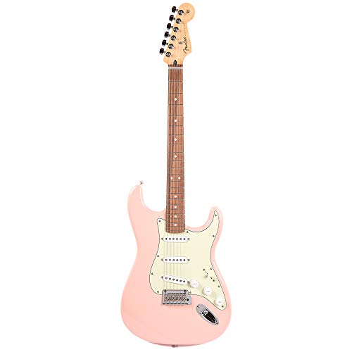 Fender Player Stratocaster PF Coque rose avec pickguard 3 plis menthe - Les Beatles, Paul McCartney, John Lennon, RIngo Starr, George Harrison Fender Player Stratocaster PF Coque rose avec pickguard 3 plis menthe – Image 5