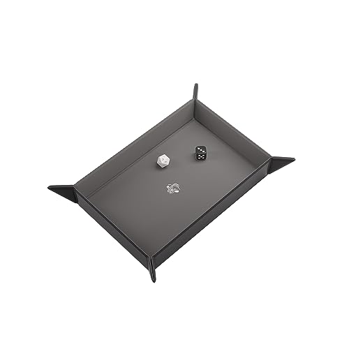 Magnetic Dice Tray - Take Control of Your Roll! Compact and Versatile Dice Tray for Tabletop Games and Board Games, Rectangular Shape, Black/Gray Color, Made by Gamegenic by Asmodee - Image 2