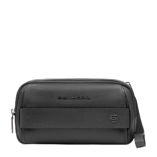 Sac à main en cuir homme Piquadro noir pour organiser vos affaires