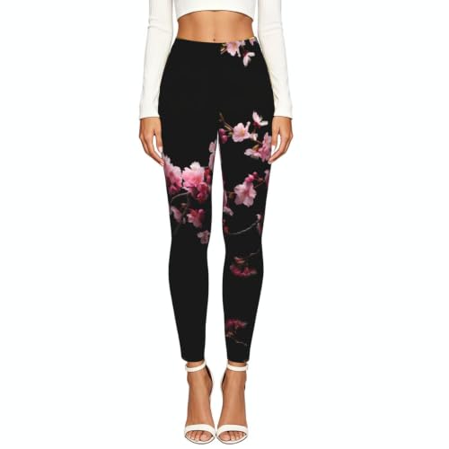 Leggings japoneses florales de mujer: ropa de gimnasio cómoda y elástica 2