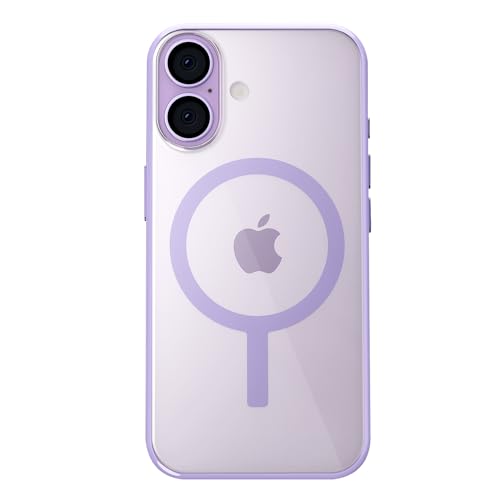 Image of GRIPP Flex Case Compatible with Mag-Safe for iPhone 17 | 6ft Drop-Tested with D30 Tech, Transparent Back, Scratch Resistant, Anti-Yellowing, Raised Camera Edges, Anti-Slip Back Cover - Purple