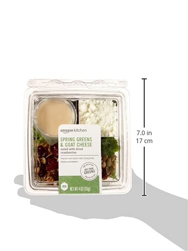 Amazon Kitchen, Spring Greens & Goat Cheese Salad, side