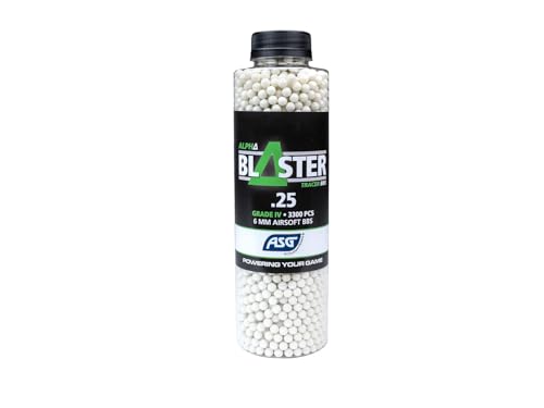 ASG Airsoft Alpha Blaster Green Tracer BB,s 0.25g 3300 Bottle Ammo Pellets