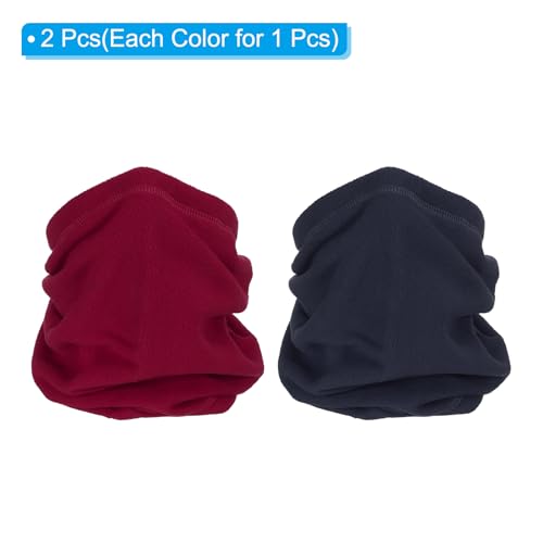 PATIKIL Winter Neck Warmer, Drawstring Warm Face Scarf Face Covering Windproof Neck Gaiters3