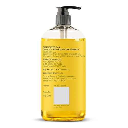 Majestic Pure Vitamin E Oil - 100% Pure & Natural, 20,000 IU | Premium Grade, Cold-Pressed and Tocopherol to Repair Dry, Damaged Skin| Moisturizing Skin, Hair and Scalp 8 Fl Oz - Image 4