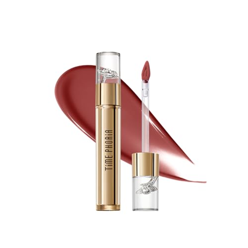 Image of Elixir Velvet-Shine Switching Lip Tint, 2-in-1 Velvet & Shine Lip Cream, Hydrating Long Lasting Liquid Lipstick, Blurs Lip Lines, Lightweight Non-Sticky with Vitamin E 017 Sora