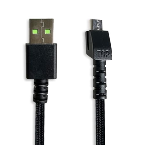 MJKOR Mouse Charging Cable Compatible with Razer Naga Pro 20000 DPI, Viper Ultimate, USB Charger Cord Compatible with Razer DeathAdder V2 Pro/Basilisk Ultimate Mouse