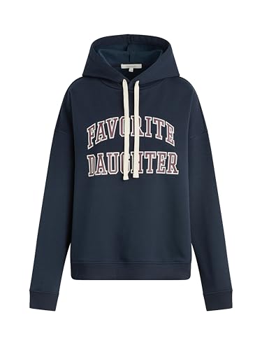 Favorite Daughter The Collegiate Hoodie Navy/Burgundy Medium