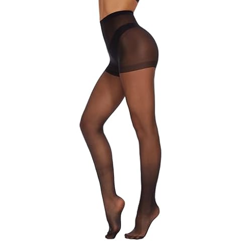 CozyWow 20 Denier Sheer High Waist Tights Cover
