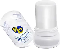 Desodorante natural Cristal/Pedra Pode ser usado em todo o corpo para melhorar o odor corporal Antitranspirante De Corpo Inteiro Em Bastão 60g (1)