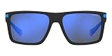 Polaroid Okulary przeciwsłoneczne uniseks, D51/5x Black Blue, 56