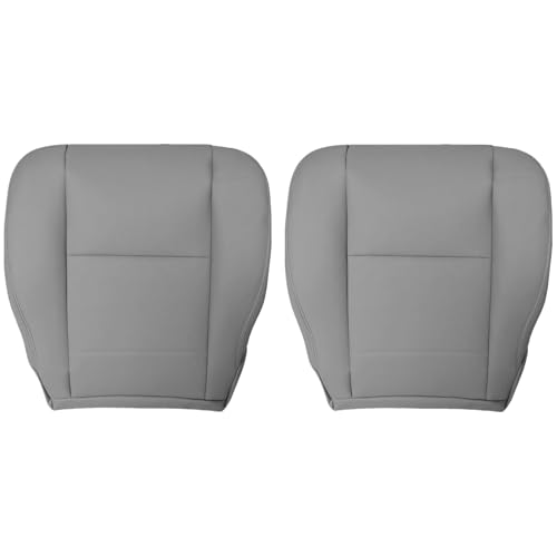 Housses de siège en cuir gris pour Toyota Sequoia Tundra 2000-2004 conducteur passager