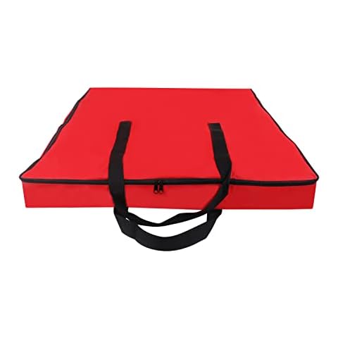 Pop Up Christmas Tree Storage Bag 6ft Large Tree Storage Container with Handles and Zippers 30”L x 30”W x 4.3”H Cover