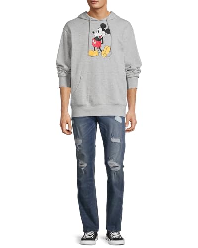 Mad Engine Mickey Mouse Mens Hoodie Classic Pose Graphic Print Pullover2