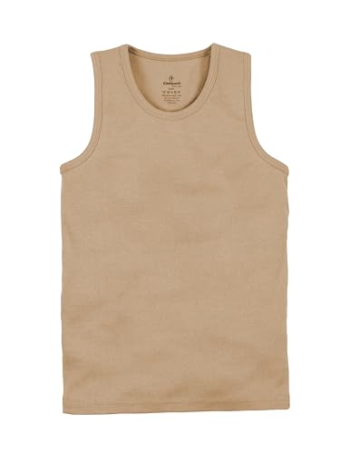 Image of KiddoPanti Boys 100% Cotton Rib Vest Pack of 3
