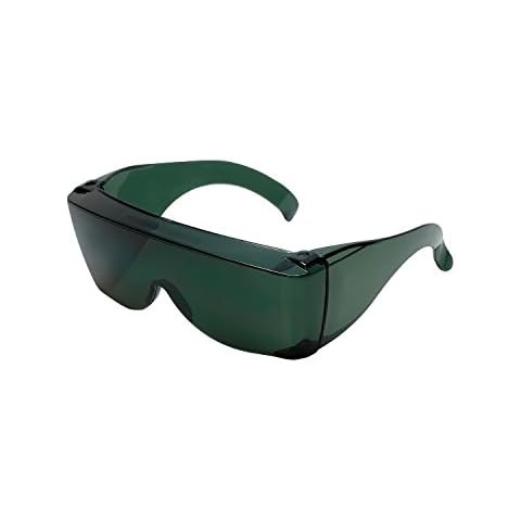Calabria 3000 Large Fit Over Safety Glasses Fitover Prescription Eyewear Green Men Women Wrap Around Tint Anti Scratch Glare Cover