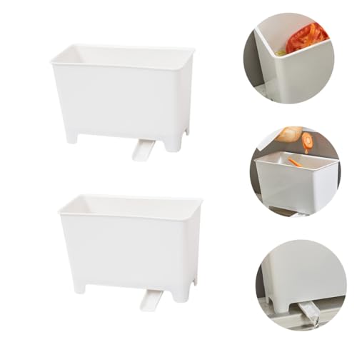 BESPORTBLE 2 piezas bote de basura para fregadero de cocina miniatura 2