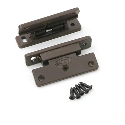 Charnière à ressort en plastique : lot de 4 pour placard et meuble - 5