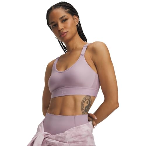 Image of Under Armour Women's Armour Mid Heathered Sports Bra