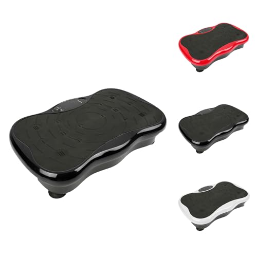 Plataforma vibratoria, para el moldeador de cuerpo de oficina, adelgazando el equipo de forma física oscilante básica, oscilante para pérdida de peso equipo (53 x 32,5 x 12 cm (negro)